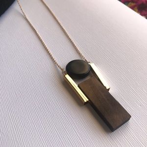 Long Geometric Necklace
